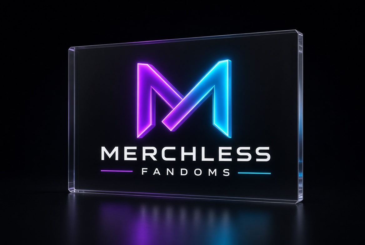 UV printed Merchless Fandoms sign